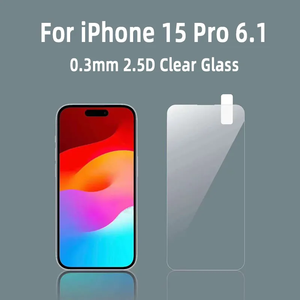Lot de 2 protections d'écran en verre trempé haute alumine 9H 2.5D pour <span class=keywords><strong>iPhone</strong></span> Air Mobile Phone Glass 17 Pro Max 16 Pro - Product Image 6