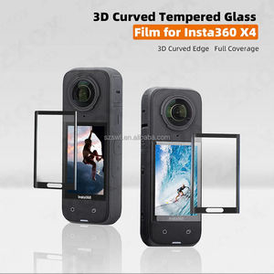 Protecteur d'écran en verre trempé pour Insta360 X4, accessoires pour caméra d'action Insta 360 X4, films de protection anti-rayures 9HD - Product Image 4