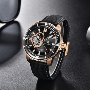 <span class=keywords><strong>Pagani</strong></span> นาฬิกาอัตโนมัติ1674 Tourbillon สำหรับผู้ชาย, นาฬิกาเซรามิกแซฟไฟร์ TMI-NH39กลวง200เมตรกันน้ำได้นาฬิกาข้อมือกล - Product Image 4