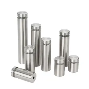 Profession elle Metallteile Aluminium Glas halter Werbung Nagel Abstands halter Schrauben Zeichen Abstands halter