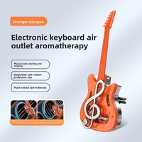 Diffuseur d'aromathérapie pour voiture moderne sans électricité, purificateur d'air, support de ventilation en forme de guitare, parfum longue durée, élimination des odeurs, naturel