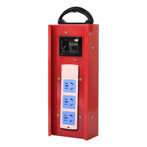 3 Outlet Metal Power Strip Box 15 Hole with Surge Protector and Leakage Protection for Workshop , Portable <b>socket</b> box - Product Image 1
