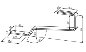太陽光発電ソーラーラッキングシステムソーラータイル取り付けブラケットルーフフック - Product Image 3