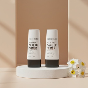 Tube cosmétique vide personnalisé avec logo, 100 ml, en PET/PP/PVC, forme et couleur personnalisées, tube plat en plastique pour crème solaire, crème pour les mains - Product Image 1