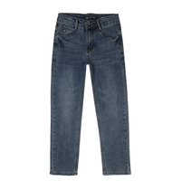 Jean Galant pour Garçons 10-15 Ans Coupe Slim Vintage Décontracté en Denim Écologique pour Usage Quotidien Mode Urbaine Vente en Gros