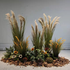 Árbol moderno de planta de <span class=keywords><strong>agave</strong></span> de imitación para decoración interior/exterior para el hogar y la Oficina con árboles de caña, césped artificial <span class=keywords><strong>en</strong></span> <span class=keywords><strong>maceta</strong></span> de plástico - Product Image 2