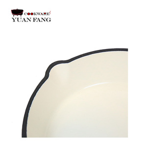Sartén antiadherente para cocina, utensilios <span class=keywords><strong>de</strong></span> cocina esmaltados <span class=keywords><strong>de</strong></span> <span class=keywords><strong>hierro</strong></span> <span class=keywords><strong>fundido</strong></span> <span class=keywords><strong>de</strong></span> alta calidad - Product Image 2