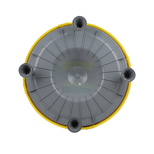 <span class=keywords><strong>Mangeoire</strong></span> à poulet en plastique jaune de 22 L - <span class=keywords><strong>Mangeoire</strong></span> à volailles de conception européenne durable pour les fermes - Product Image 5