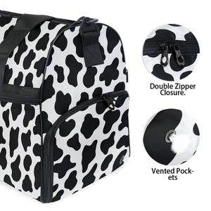 Nueva Llegada, Bolsa de Viaje Deportiva de Nailon con Estampado de Vaca, Bolsa de Fin de Semana Personalizada con Compartimento para Zapatos - Product Image 3