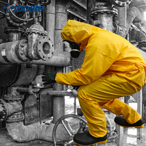 Iboate Fiable Preparación química de baja toxicidad Protección contra el polvo radiactivo <span class=keywords><strong>nuclear</strong></span> Overol Ropa DE SEGURIDAD <span class=keywords><strong>Traje</strong></span> - Product Image 5