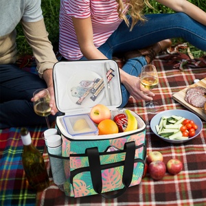 Hawaiian Custom Tropical Soft Cooler Bag Insulated Leakproof Foldable Waterproof Large Capacity Portable Travel Picnic Bag - Product Image 4