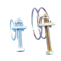 Diamètre du fil 1.51.8Double Wire Throat Hoop Hose Adjust Clip Plumbing Fixture Pipe Clamp Holding Fastening 201 Stainless Steel Clamp