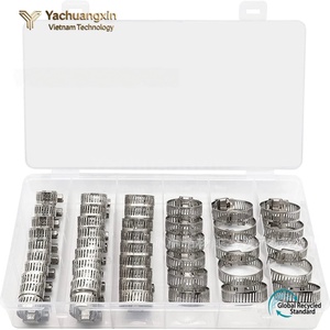 Yachuangxin Stainless Steel <b>Hose</b> <b>Clamps</b> Set Round Connector Plumbing Hardware Box Pack - Product Image 4