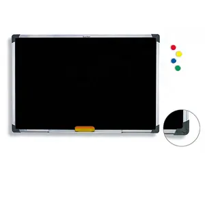 Office school classroom supplies aluminium frame standard size wall mounted magnetic chalkboard blackboard