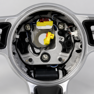 Volante de cuero Nappa y perforado sin <span class=keywords><strong>SC</strong></span> ni levas para <span class=keywords><strong>Porsche</strong></span> Panamera 971 Cayenne 9YA - Product Image 2