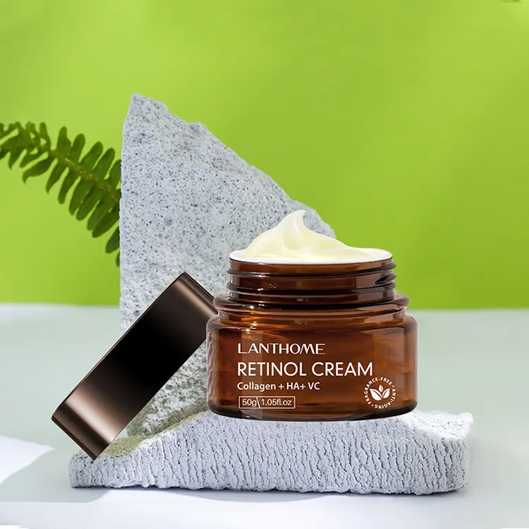 Low MOQ Wholesale Natural Organic Skin Care Tightening Face Cream Anti Aging Anti Wrinkle Minimizing Pores Retinol Facial Cream