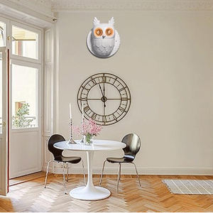 Lampe murale LED créative hibou avec lueur blanche chaude pour chambre d'enfants pépinière porche décor atmosphère éclairage - Product Image 4