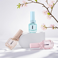 Flacons de vernis à ongles en verre vides de 12 ml avec bouchon nœud mignon et pinceau