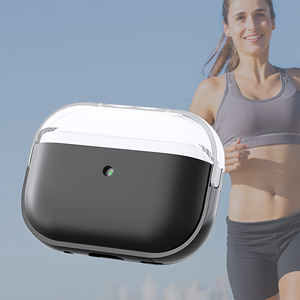 Leyi เคสใส่โทรศัพท์ TPU หลากสีแบบพกพา, อุปกรณ์เสริมเคสป้องกันแบบโปร่งใสป้องกันทุกส่วนของเครื่องสำหรับ <span class=keywords><strong>iPhone</strong></span> <span class=keywords><strong>airpods</strong></span> <span class=keywords><strong>3</strong></span> - Product Image 6