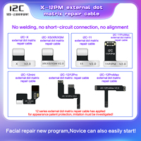 Activateur I2c SK-BOX Dot Matrix sans démontage MC12 pour iPhone X - 14 Pro Max, outils de réparation de câble Dot Matrix et Flex Face ID