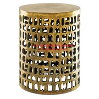 Table d'appoint en métal de qualité supérieure pour le salon, dernière conception graphique, Table d'appoint dorée pour la maison, décoration, Table centrale Unique