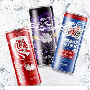 Produsen minuman Cina Label pribadi Oem kustom 250ml kaleng ramping kemasan minuman energi elektrolit - Product Image 3