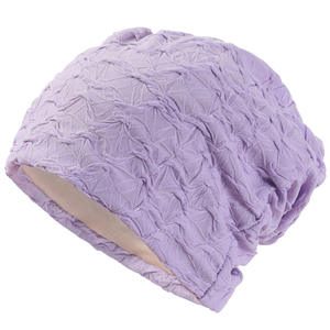 HZM-61164 femmes Slouchy Beanie Chemo Hat Stretch Cancer Head Wraps Sleep Head Scarf pour Cancer Patient - Product Image 1