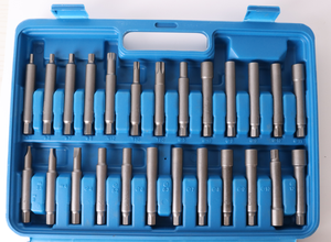 Kit de 43 outils de réparation et de remplacement pour moyeu de direction automobile, suspension, amortisseur, écrou de jambe de force, <span class=keywords><strong>douille</strong></span> traversante <span class=keywords><strong>1</strong></span>/<span class=keywords><strong>2</strong></span> pouce, clé à cliquet en T - Product Image 2