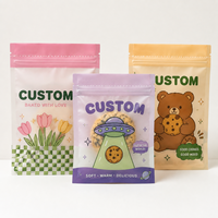 Sac d'emballage pour biscuits et brownies en promotion, sac personnalisé pour biscuits avec logo, pochette verticale pour chocolats et snacks