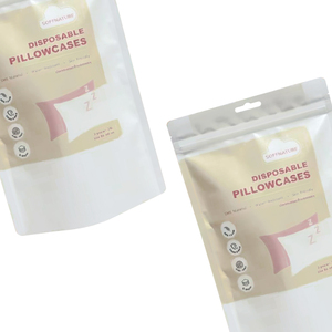 Custom Printed Matte Finish Stand Up <b>Pouch</b> With Hang Hole For Disposable Pillowcases Packaging - Product Image 6
