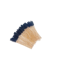 Brosses à cils jetables couleur or rose, 50 pièces, baguettes à cils, vente en gros