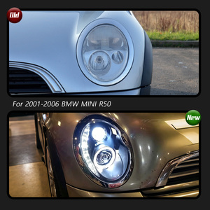 พิมพ์สำหรับ2001-2007 BMW ชุดไฟหน้า R50ขนาดเล็ก LED เลนส์และไฟวิ่งกลางวันสำหรับ R52และ R53รุ่น - Product Image 3