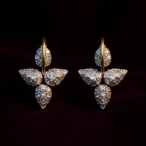 Pendientes de Diamantes de Oro de 18K de Lujo, Corte Brillante Redondo, Color D Natural, Certificados por GIA, Joyería de Boda para Mujer - Product Image 2