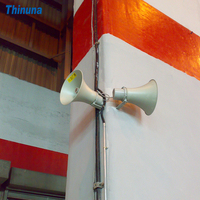 Altavoz de Bocina Exterior de Aluminio Thinuna HS-50B 100V 50W, Sistema de Megafonía, Altavoz y Sirena de Bocina para Mezquita
