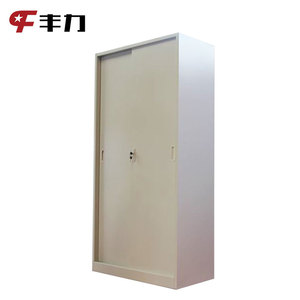 Armoire en métal de style industriel moderne avec porte coulissante en acier et fonction pliable - Product Image 3