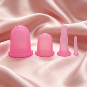 Ensemble <span class=keywords><strong>de</strong></span> ventouses en silicone 4 pièces, <span class=keywords><strong>ventouse</strong></span> à aspiration sous vide pour soulager les douleurs dorsales, relaxation musculaire, <span class=keywords><strong>utilisation</strong></span> à domicile, masseur <span class=keywords><strong>anti</strong></span>-<span class=keywords><strong>cellulite</strong></span> - Product Image 1