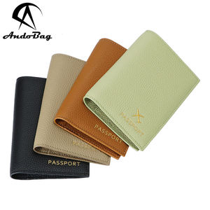 AndoBag Genuine Leather Unisex <b>Passport</b> <b>Wallet</b>, Fashion Multi-card Slots Card <b>Holder</b> , Perfect Purse for Daily Use 1637 - Product Image 1