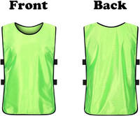 Vestes d'entraînement sportives en polyester durables et lavables en gros pour le football et le soccer, pour adultes, jeunes et enfants