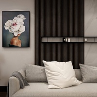 Panel de listón de madera maciza, materiales de construcción, Panel de pared estriado, precio de fábrica, venta al por mayor