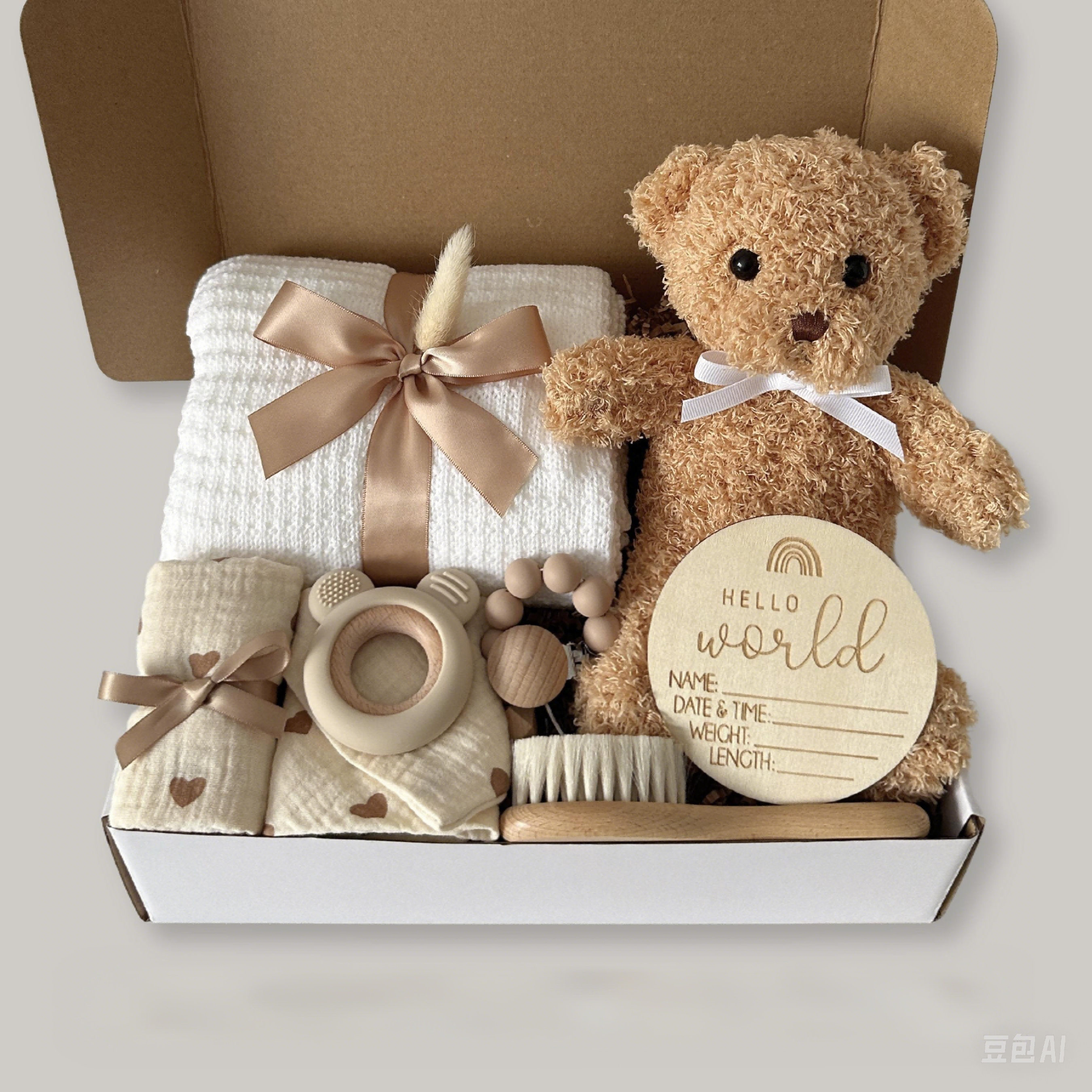 Baby Shower Gift Ideas Mum Gift Set with Candle Blanket