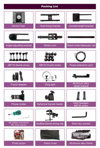 Máy Ảnh Dslr Điện Thoại Thông Minh Có Bệ Đỡ Sử Dụng Pin Trong Xe Hơi Ngoài Trời Máy Trình Diễn Ảnh Thời Trang - Product Image 5