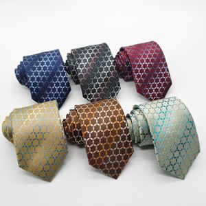 เนคไทผ้าไหมทำมือของผู้ชายเนคไทผ้าไหม100% ลายทาง OEM - Product Image 4