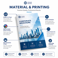 Impression de brochures d'entreprise personnalisées, profil d'entreprise, catalogue, livret, manuel de présentation d'entreprise, papier offset CMYK