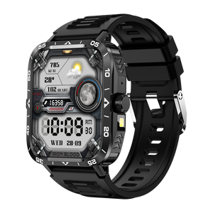 ZW59 นาฬิกาสมาร์ทวอทช์แฟชั่นฟิตเนส, การโทรผ่านบลูทูธ, การติดตามอัตราการเต้นของหัวใจ, ไฟฉาย, โหมดกีฬาหลายประเภท นาฬิกาข้อมือสำหรับทุกเพศ - Product Image 3