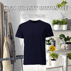 Camiseta Formal de Manga Corta para Hombre, 100% Algodón, 200 Gramos, Lisa, Personalizable con Logotipo Bordado o Impreso, Venta Caliente, Alta Calidad - Product Image 2