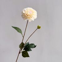 Dahlia artificielle bordeaux de haute qualité W-A0238, toucher réaliste, grande tête de fleur, idéale pour la décoration de mariage