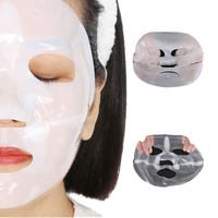 Logo personnalisé masque facial à l'hydrogène bio-collagène forme de feuille 2 heures Peel hydratation profonde pores minimisant les effets approvisionnement OEM