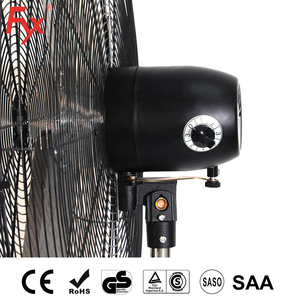 30 Inch Industriële Ventilator Metalen Standaard Voetstuk Commerciële Zware Multi-Positie Muurbevestiging Koelventilator - Product Image 6