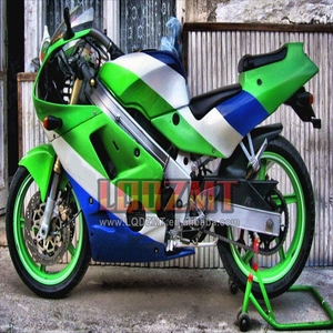 ZXR250 para <span class=keywords><strong>KAWASAKI</strong></span> <span class=keywords><strong>NINJA</strong></span> ZX2R ZX 2R ZXR <span class=keywords><strong>250</strong></span>, 91, 92, 93, 94, 65No.36, 12, 12, 1995, 1996, 1997, carenados verdes y plateados - Product Image 1