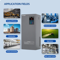 Variateur de fréquence 380V 0,75KW avec contrôle vectoriel pour pompes et ventilateurs industriels, certifié CE, variateur de vitesse AC
